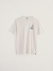 Vit - Seasalt Cornwall Loggerhead T-shirt - Bild 4 av 5