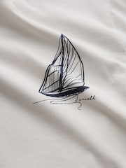 Vit - Seasalt Cornwall Loggerhead T-shirt - Bild 5 av 5