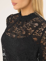 Star by Julien MacDonald Lace Short Sleeve Top - תמונה 4 מתוך 6