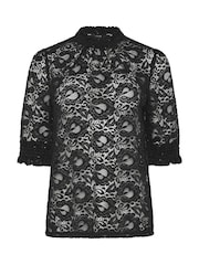 Star by Julien MacDonald Lace Short Sleeve Top - תמונה 5 מתוך 6
