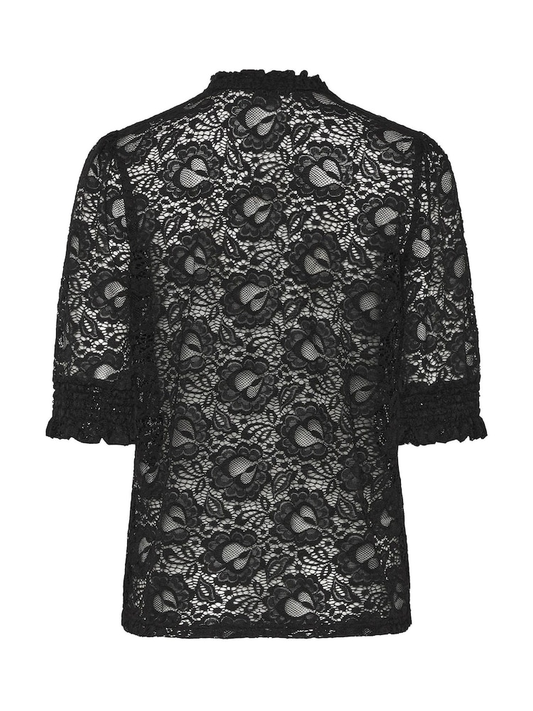 Star by Julien MacDonald Lace Short Sleeve Top - תמונה 6 מתוך 6 Star by Julien MacDonald Lace Short Sleeve Top - תמונה 6 מתוך 6