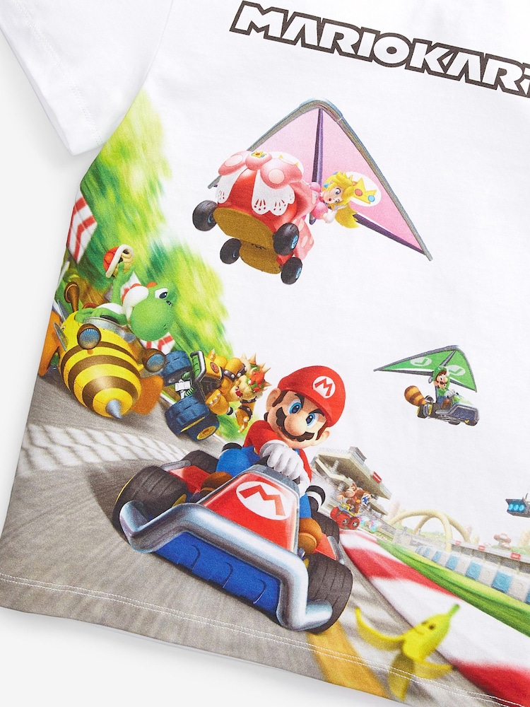 أبيض - Mario Gaming 100% Cotton T-Shirt (3-16yrs) - Image 3 of 3