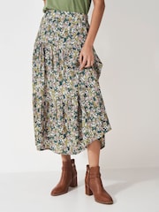 Crew Clothing Pleated Floral Skirt - Image 2 of 5