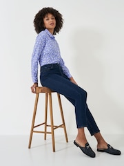 Crew Clothing Blue Lulworth 100% Cotton Shirt - Image 3 of 5