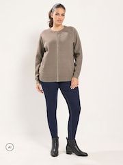 Yours Curve Knitted Bomber Jacket - Slika 3 od 8