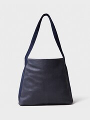 Crew Clothing Unlined Leather Hobo Tote Bag - Image 2 of 5