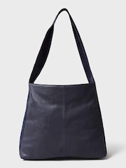 Crew Clothing Unlined Leather Hobo Tote Bag - Image 3 of 5