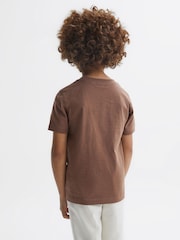 Tabaco - Camiseta con cuello redondo Bless de Reiss - Imagen 5 de 7