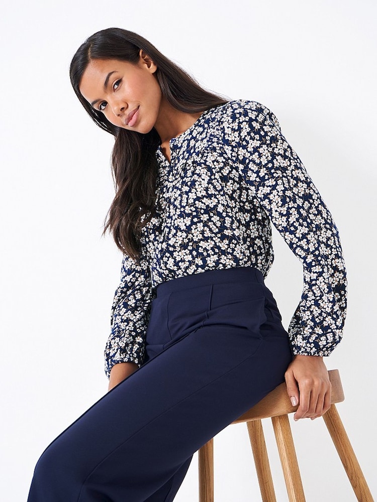 Crew Clothing Sierra Ditsy Floral Print Blouse - Image 5 of 5