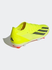 adidas Yellow Performance X Crazyfast Pro Firm Ground Boots - Image 4 of 10