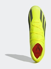 adidas Yellow Performance X Crazyfast Pro Firm Ground Boots - Image 7 of 10