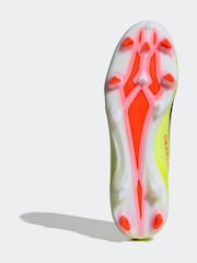 adidas Yellow Performance X Crazyfast Pro Firm Ground Boots - Image 8 of 10