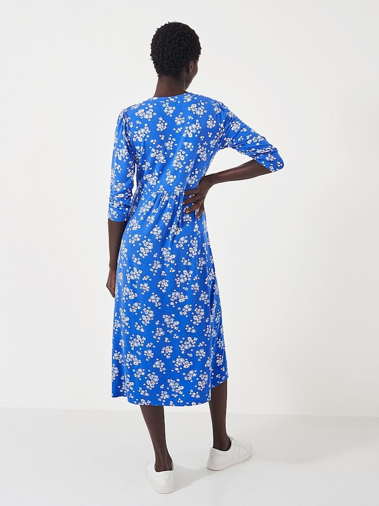 Crew Clothing Emi Jersey Dress 3/4 Sleeve - Image 2 of 4