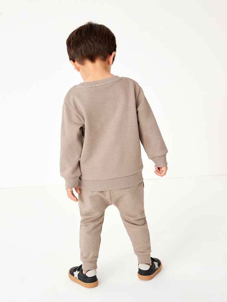 Stone Jersey Sweatshirt And Joggers Set (3mths-7yrs) - Image 4 of 7