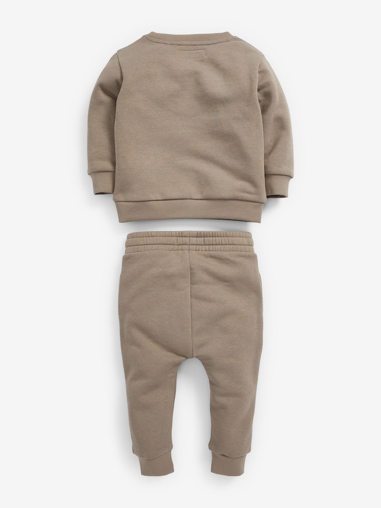 Stone Jersey Sweatshirt And Joggers Set (3mths-7yrs) - Image 6 of 7