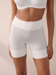 Nude/White Seamless Smoothing Anti-Chafe Shorts 2 Pack - Image 2 of 8