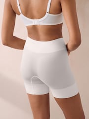 Nude/White Seamless Smoothing Anti-Chafe Shorts 2 Pack - Image 3 of 8