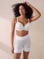 Nude/White Seamless Smoothing Anti-Chafe Shorts 2 Pack - Image 4 of 8