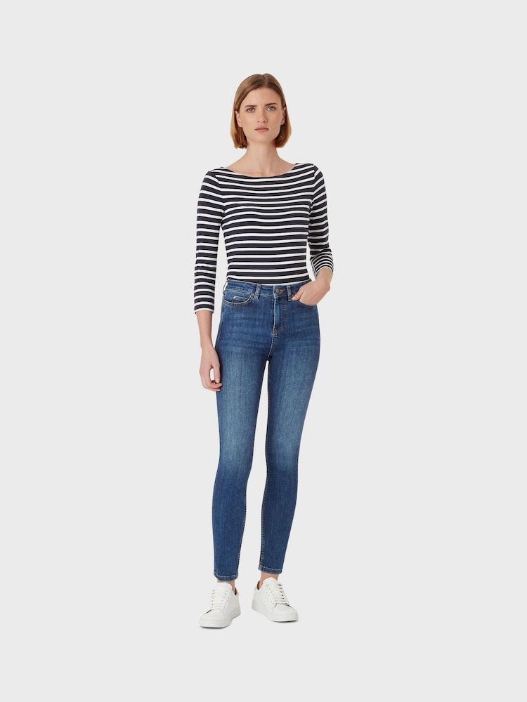 Hobbs Blue Gia Sculpting Jeans - Image 1 of 3