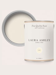 Laura Ashley Ivory White Matt Emulsion 5LT Paint - Image 3 of 4