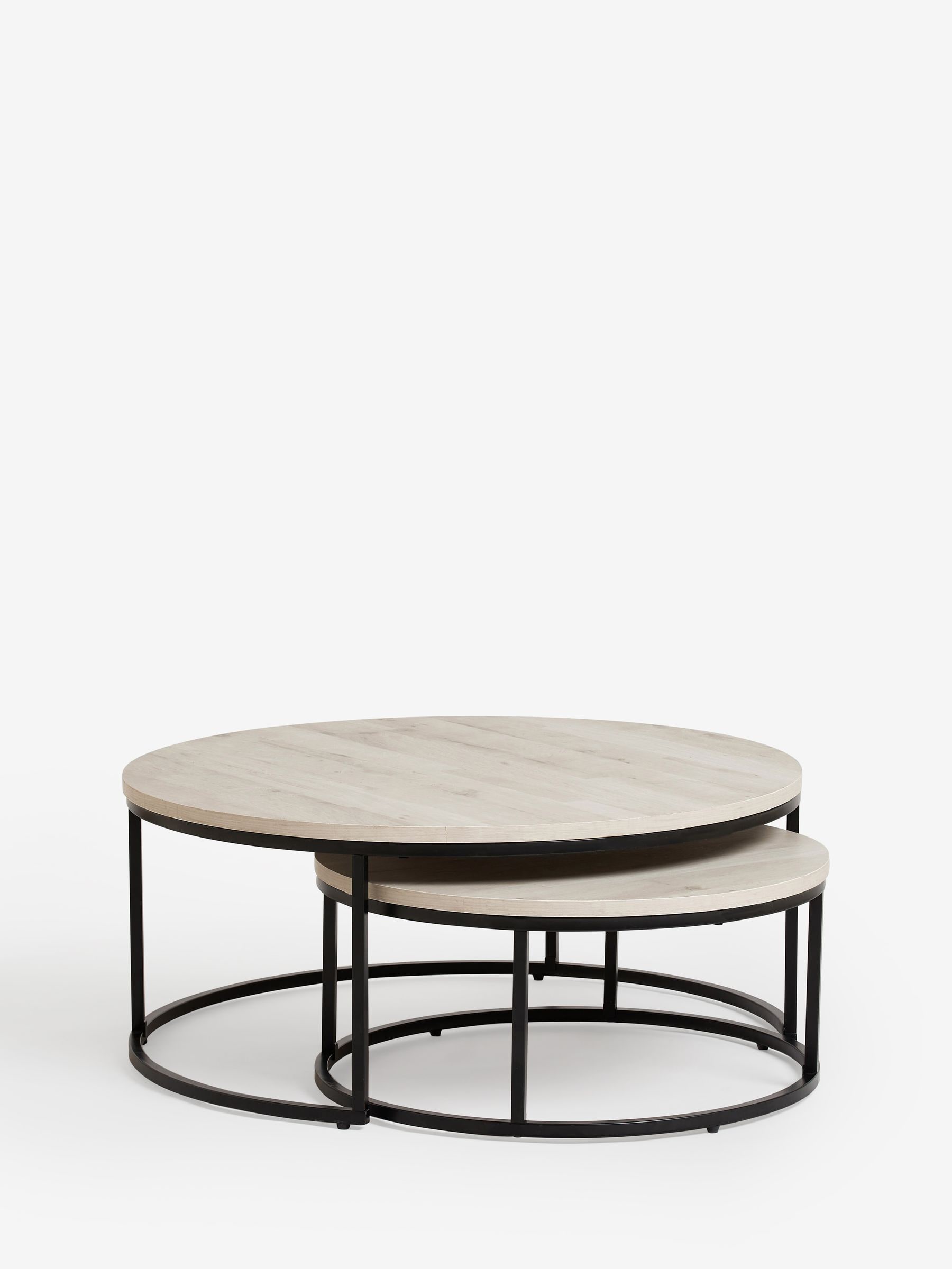 Buy Grey Bronx Nest of 2 Round Coffee Table from the Next UK online shop