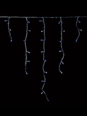 Premier Decorations Ltd White Brite 720 LED Snowing Icicles Christmas Lights with Timer 17.8M - Image 3 of 4