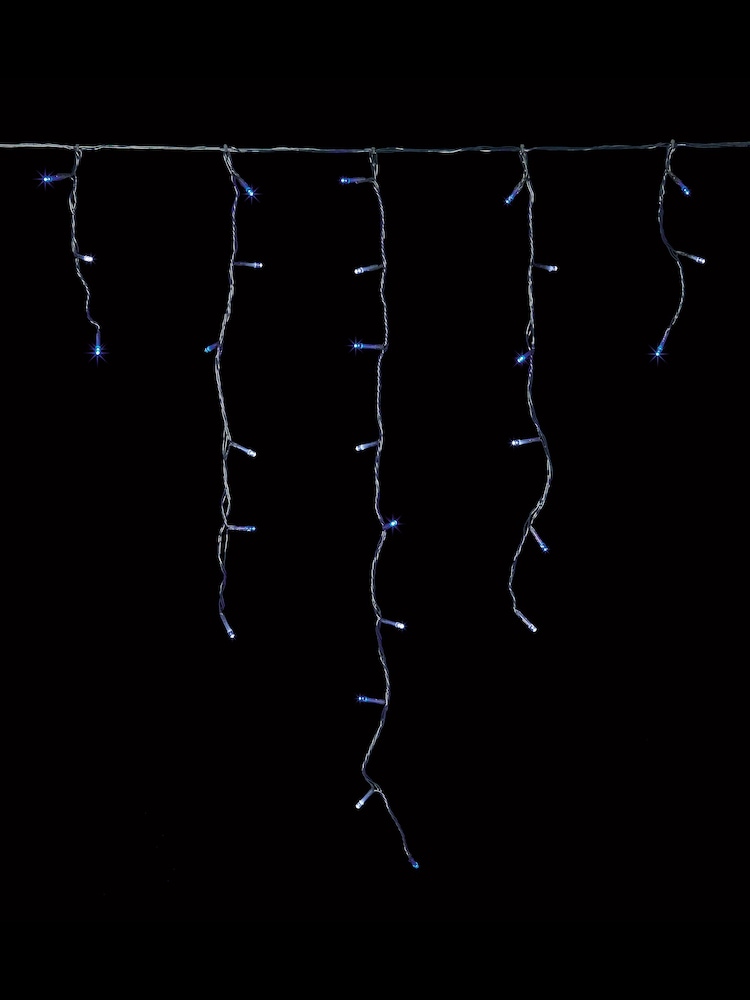 Premier Decorations Ltd White Brite 720 LED Snowing Icicles Christmas Lights with Timer 17.8M - Image 2 of 5