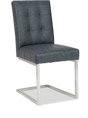 Bentley Designs Grey Set Of 2 Tivoli Upholstered Dining Chairs - Image 2 of 4