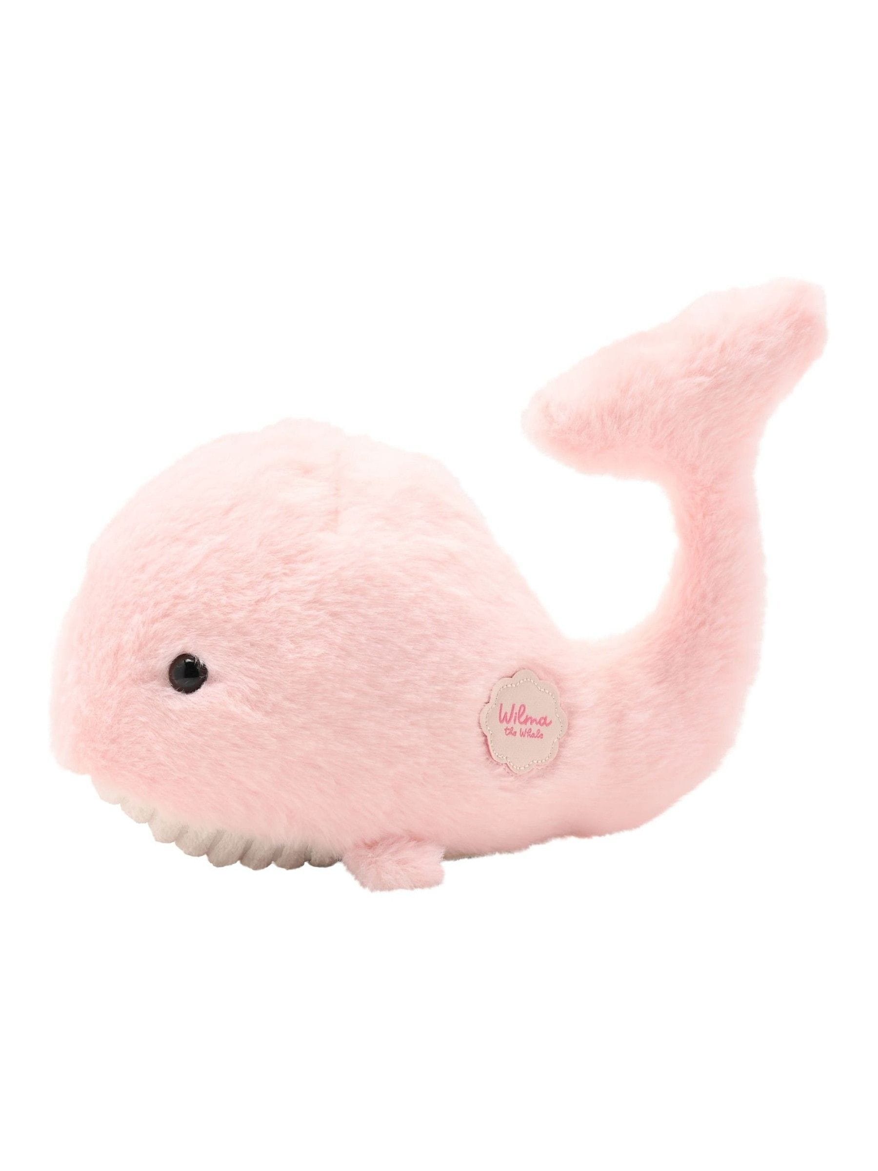 Softies Unisex Pink Widdop Wilma The Plush Whale Toy