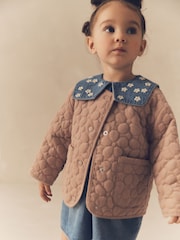 Natural Corduroy Quilted Coat (3mths-7yrs) - Image 2 of 8