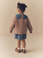 Natural Corduroy Quilted Coat (3mths-7yrs) - Image 3 of 8