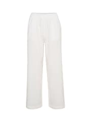 Kaffe Naya With Elastic Waist Casual 100% Cotton Trousers - Image 5 of 6
