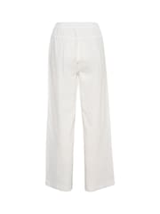 Kaffe Naya With Elastic Waist Casual 100% Cotton Trousers - Image 6 of 6