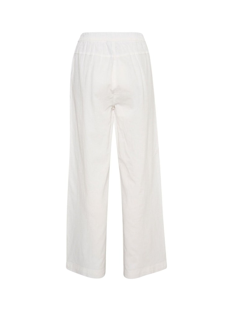 Kaffe Naya With Elastic Waist Casual 100% Cotton Trousers - Image 6 of 6