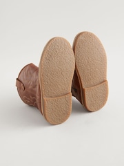 Brown Leather Western Boots - Image 6 of 6
