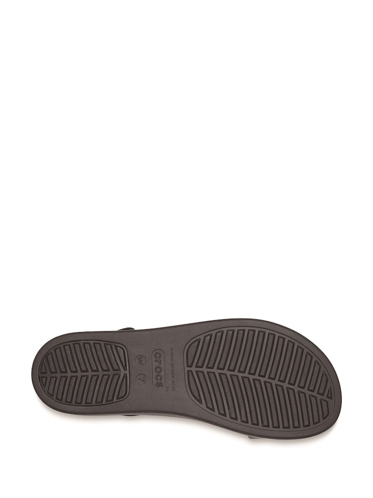 Crocs Black Brooklyn Low Wedge Platform Sandals - Image 4 of 4