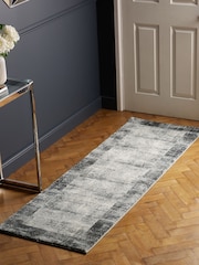 Grey Textured Border Runner - Image 1 of 5