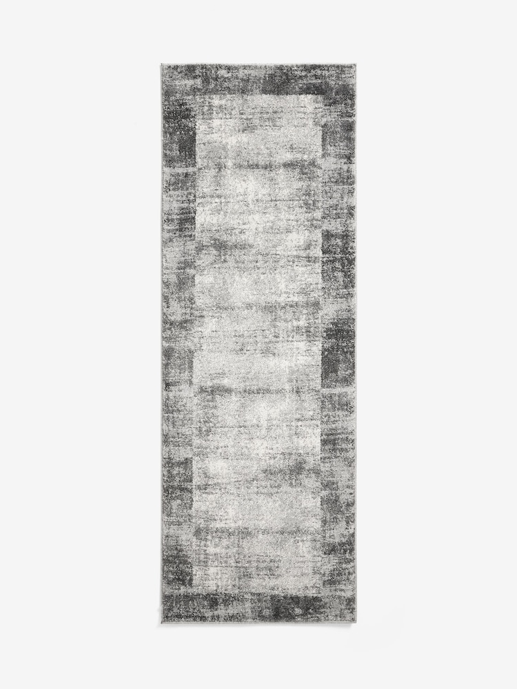 Grey Textured Border Runner - Image 5 of 5