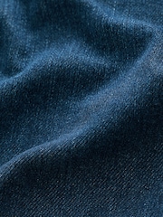 Inky Blue Denim Knee Length Shorts - Image 5 of 5