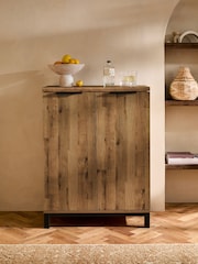 Dark Bronx Oak Effect Drinks Cabinet - Image 4 of 4