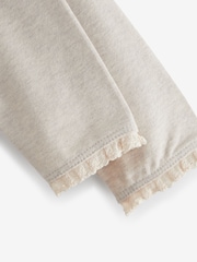 Oatmeal Cream Lace Trim Leggings (3mths-7yrs) - Image 3 of 3