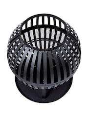 Premier Decorations Ltd Black Garden Metal Ball Fire Pit - Image 2 of 3