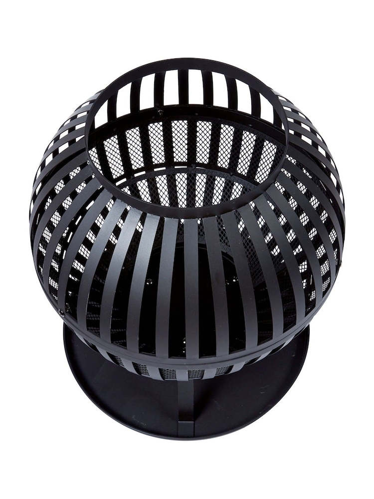 Premier Decorations Ltd Black Garden Metal Ball Fire Pit - Image 2 of 3