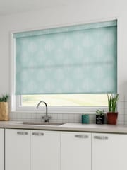Jade Blue Rowen Made To Measure Roller Blind - Image 2 of 5