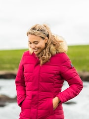 Tog 24 Red Firbeck Long Insulated Jacket - Image 1 of 7