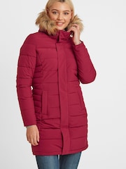 Tog 24 Red Firbeck Long Insulated Jacket - Image 3 of 7
