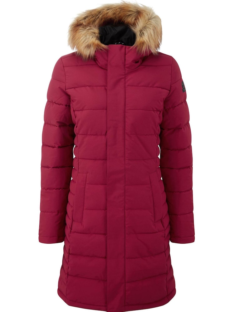 Tog 24 Red Firbeck Long Insulated Jacket - Image 7 of 7