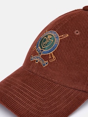 Joules Chadwick Burgundy Corduroy Cap - Image 11 of 12