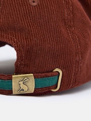 Joules Chadwick Burgundy Corduroy Cap - Image 12 of 12