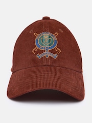 Joules Chadwick Burgundy Corduroy Cap - Image 9 of 12